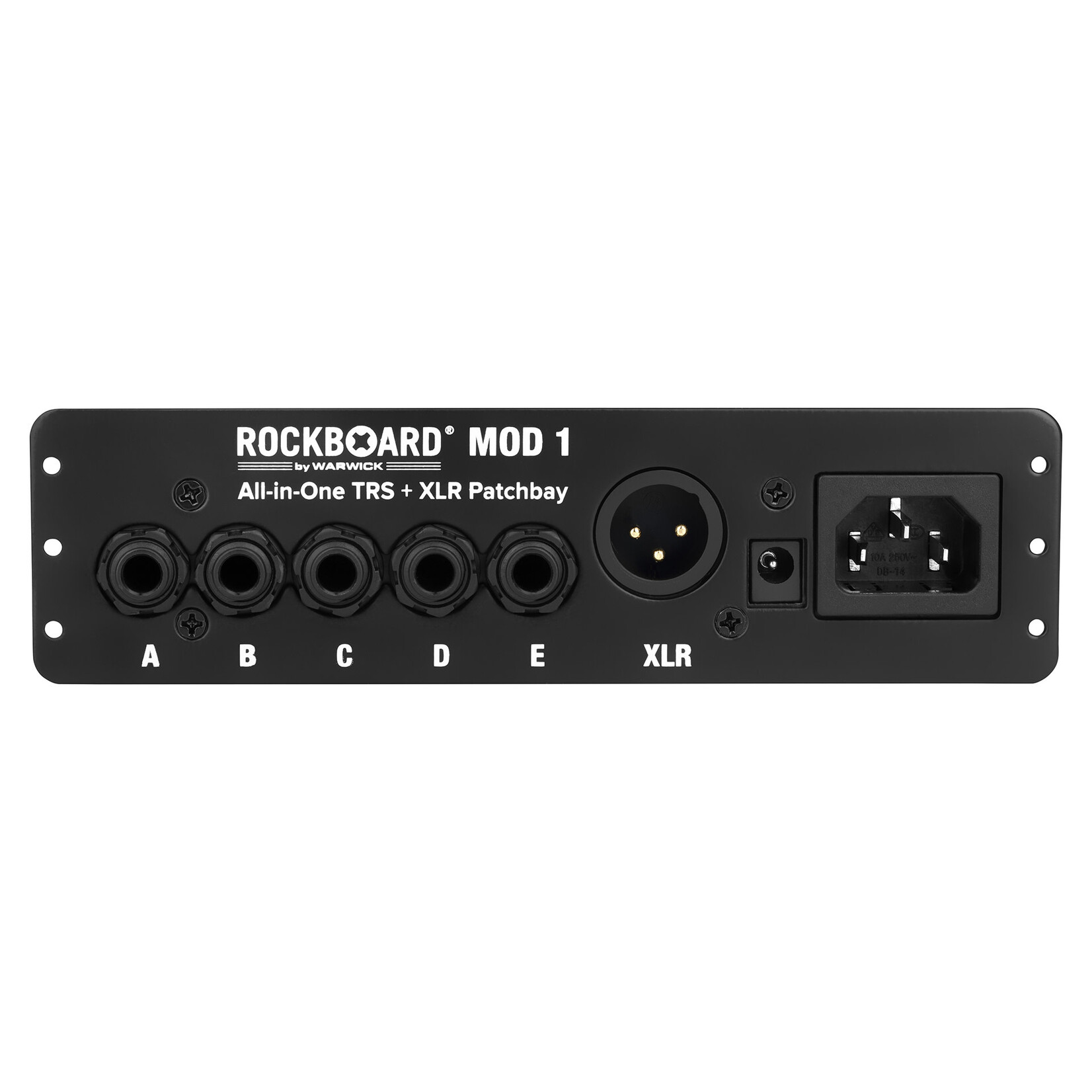 Rockboard RockBoard MOD 1 V2 - All-in-One TRS & XLR, IEC & Barrel Patchbay