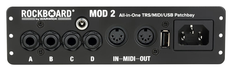 Rockboard RockBoard MOD 2 V2 - All-in-One TRS, MIDI & USB Patchbay