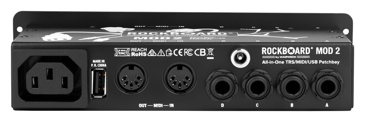 Rockboard RockBoard MOD 2 V2 - All-in-One TRS, MIDI & USB Patchbay