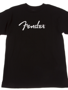 Fender Fender Spaghetti Logo T-Shirt - Black - Size Medium