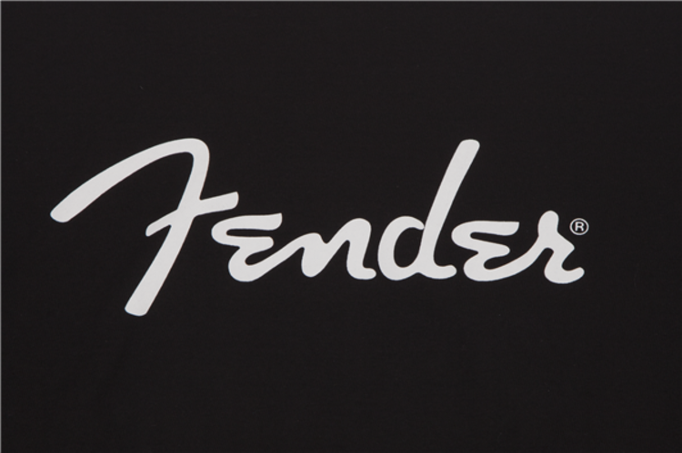 Fender Fender Spaghetti Logo T-Shirt - Black - Size Medium