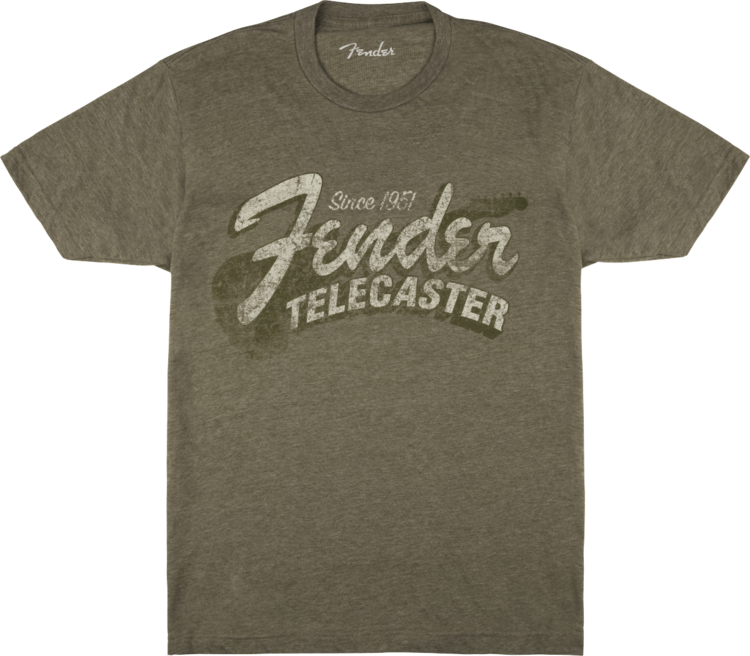 Fender Fender "Since 1951 Telecaster" T-Shirt - Military Heather Green - Size Large