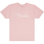 Fender Fender Spaghetti Logo T-Shirt - Shell Pink - Size Small