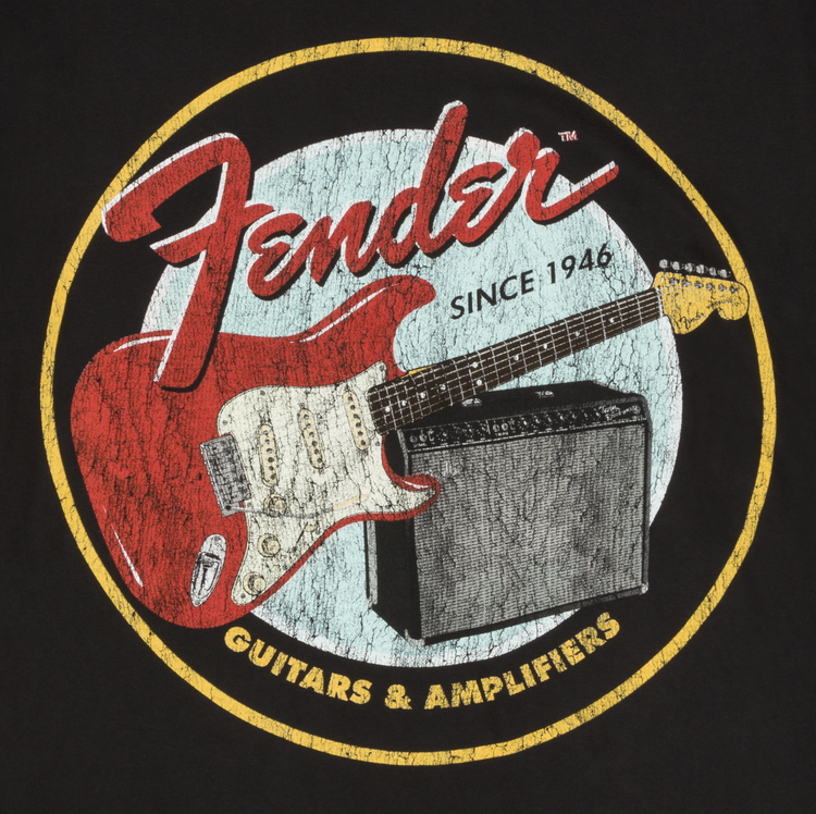 Fender Fender 1946 Guitars & Amplifiers T-Shirt - Size XL