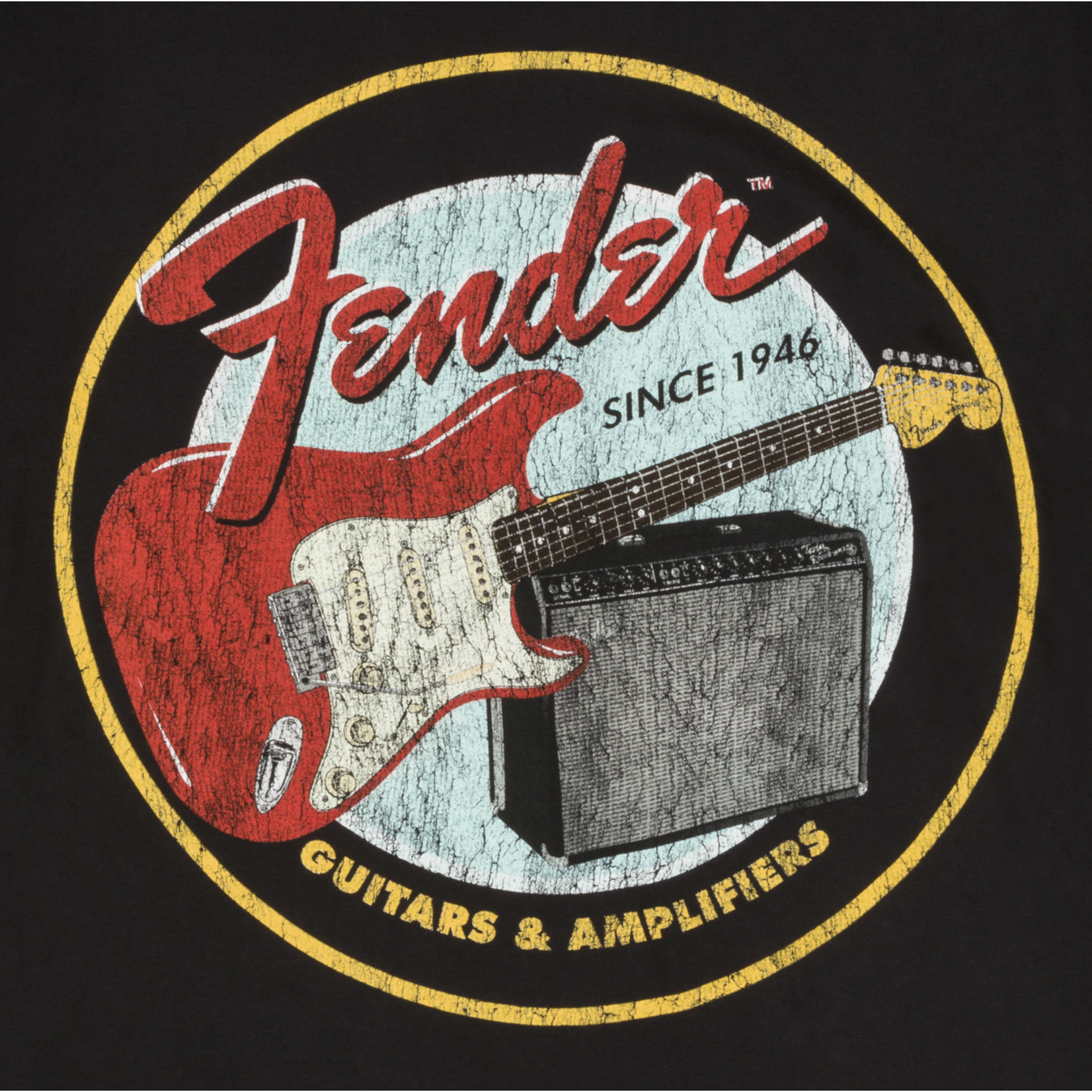 Fender Fender 1946 Guitars & Amplifiers T-Shirt - Size Small
