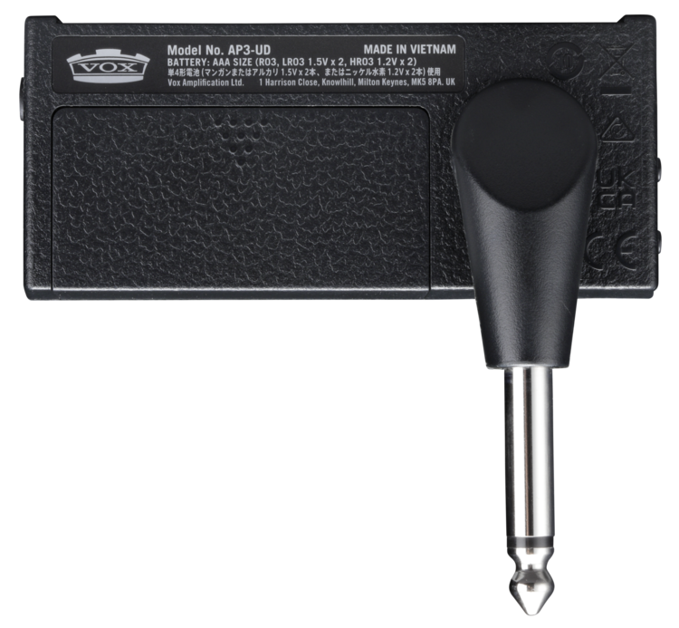 Vox Vox amPlug 3 UK Drive Battery-Powered Guitar Headphone Amplifier - Black