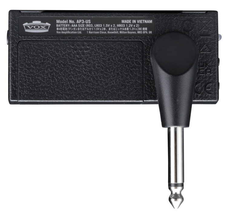 Vox Vox amPlug 3 US Silver Battery-Powered Guitar Headphone Amplifier - Black / Silver