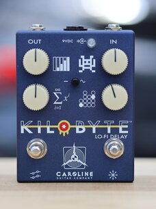 Caroline Guitar Company Caroline Guitar Company Kilobyte Lo-Fi Delay - Limited Edition Tulsa City Flag Colors