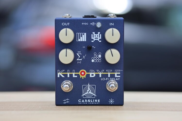 Caroline Guitar Company Caroline Guitar Company Kilobyte Lo-Fi Delay - Limited Edition Tulsa City Flag Colors