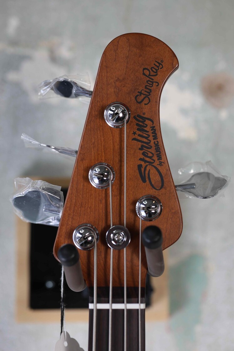 Sterling by Music Man Sterling StingRay Ray34SM Spalted Maple - 3 Tone Sunburst