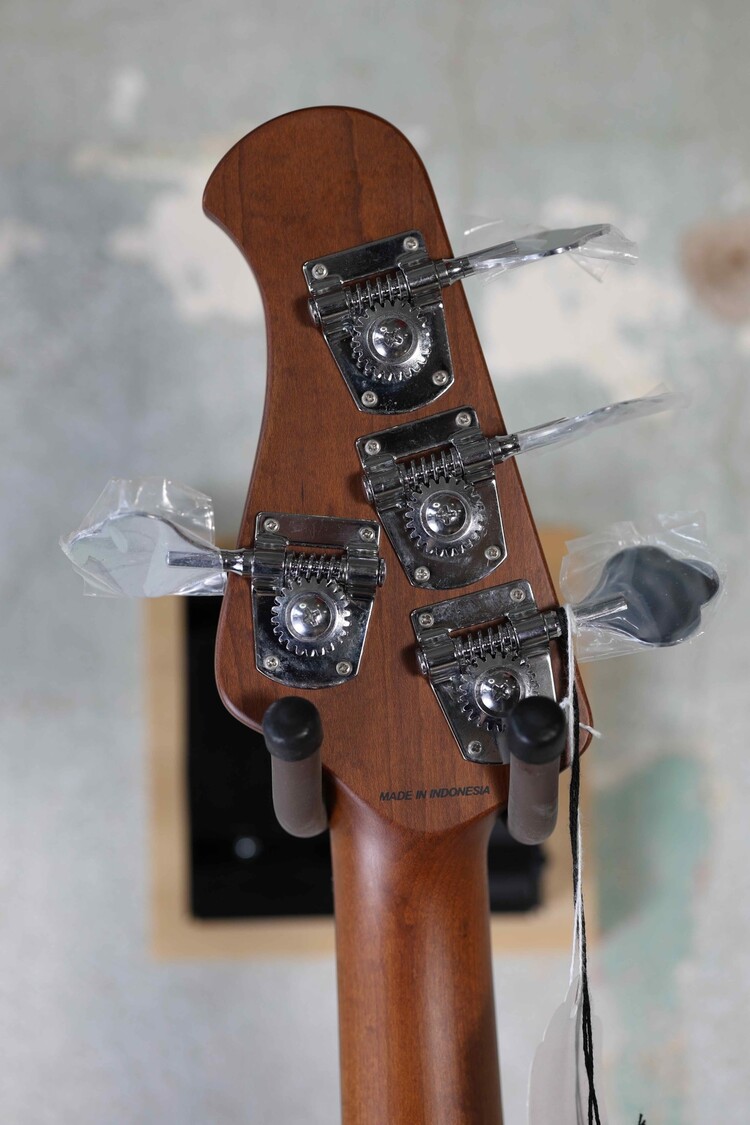 Sterling by Music Man Sterling StingRay Ray34SM Spalted Maple - 3 Tone Sunburst