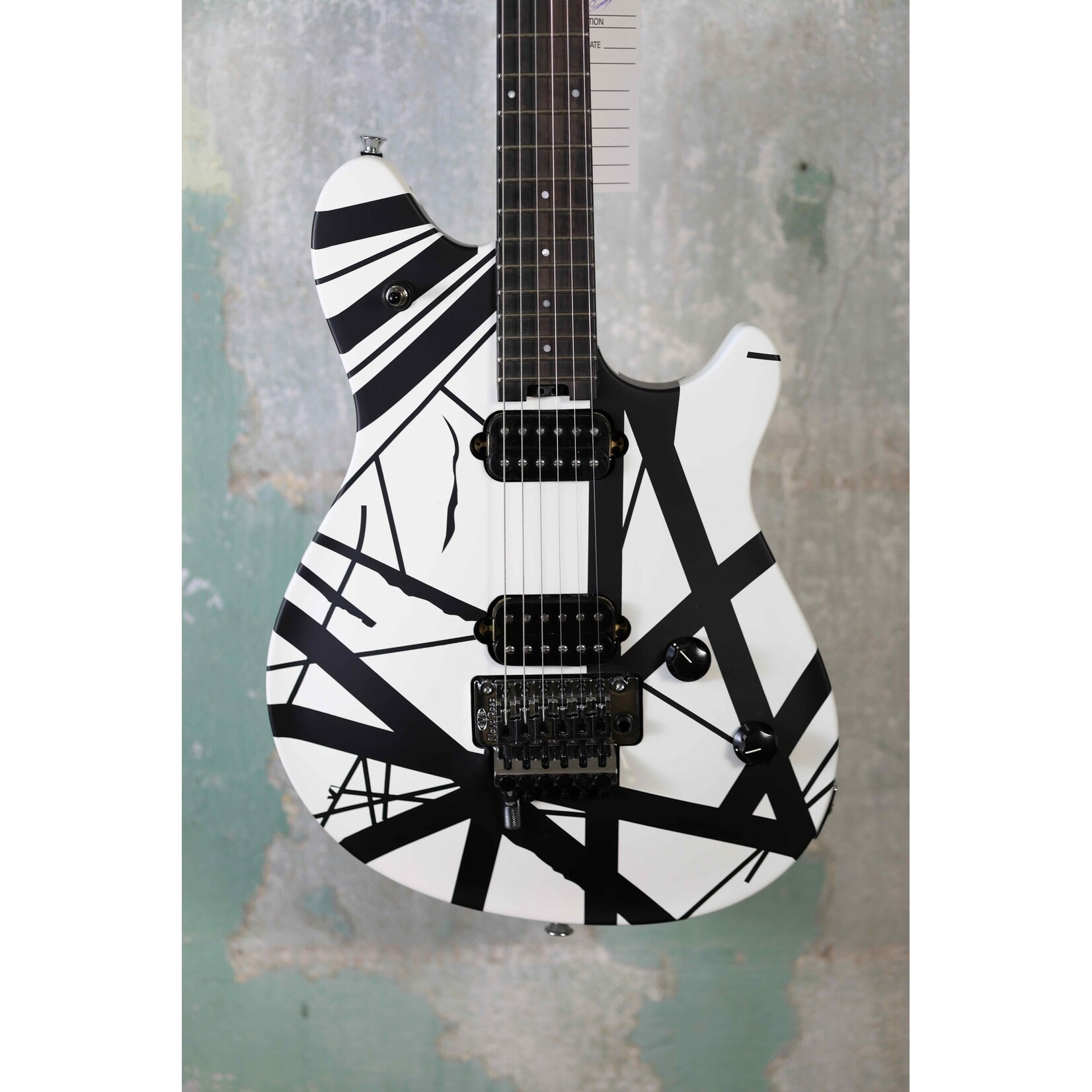 EVH EVH Wolfgang Special Striped Series, Ebony Fingerboard - Black and White