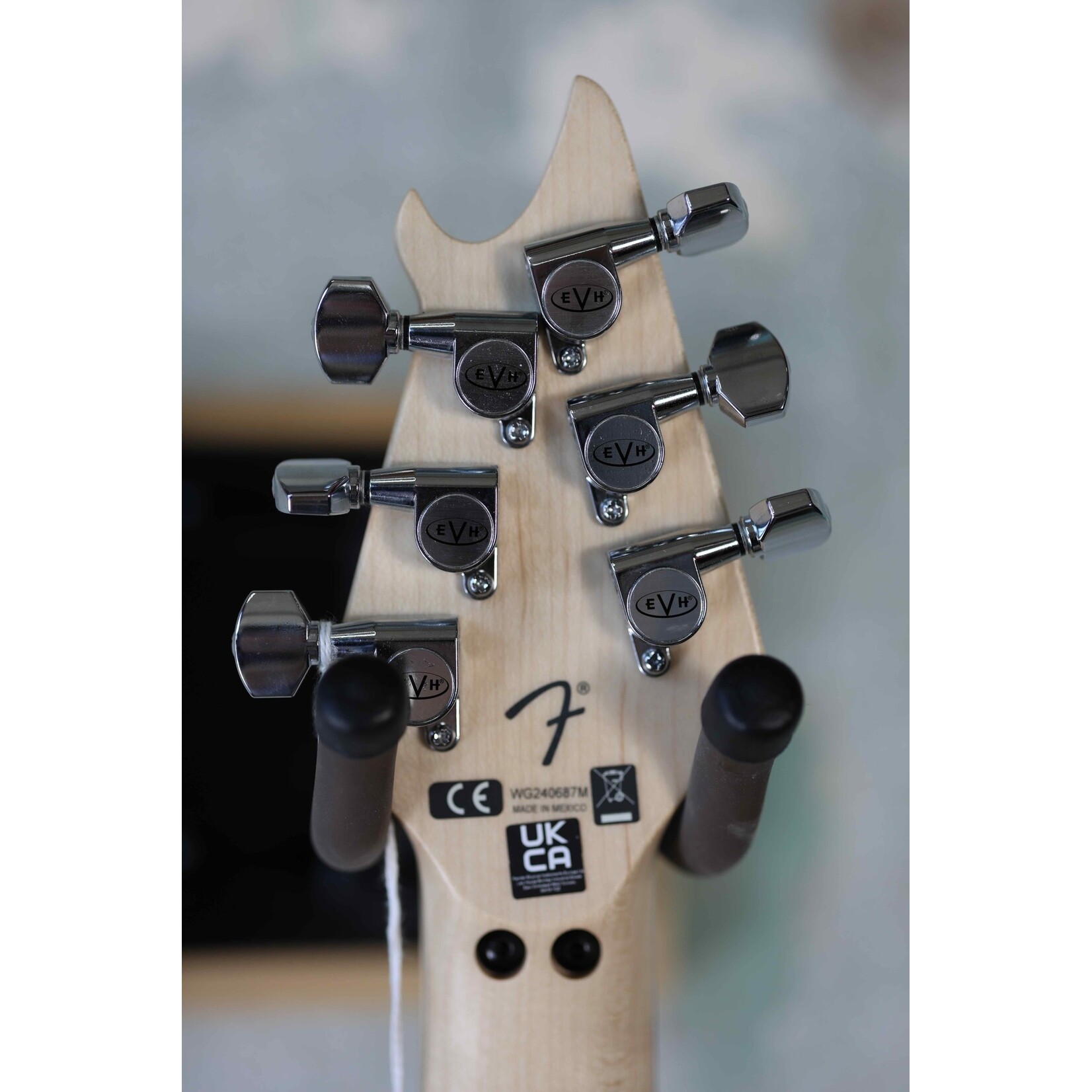 EVH EVH Wolfgang Special Striped Series, Ebony Fingerboard - Black and White