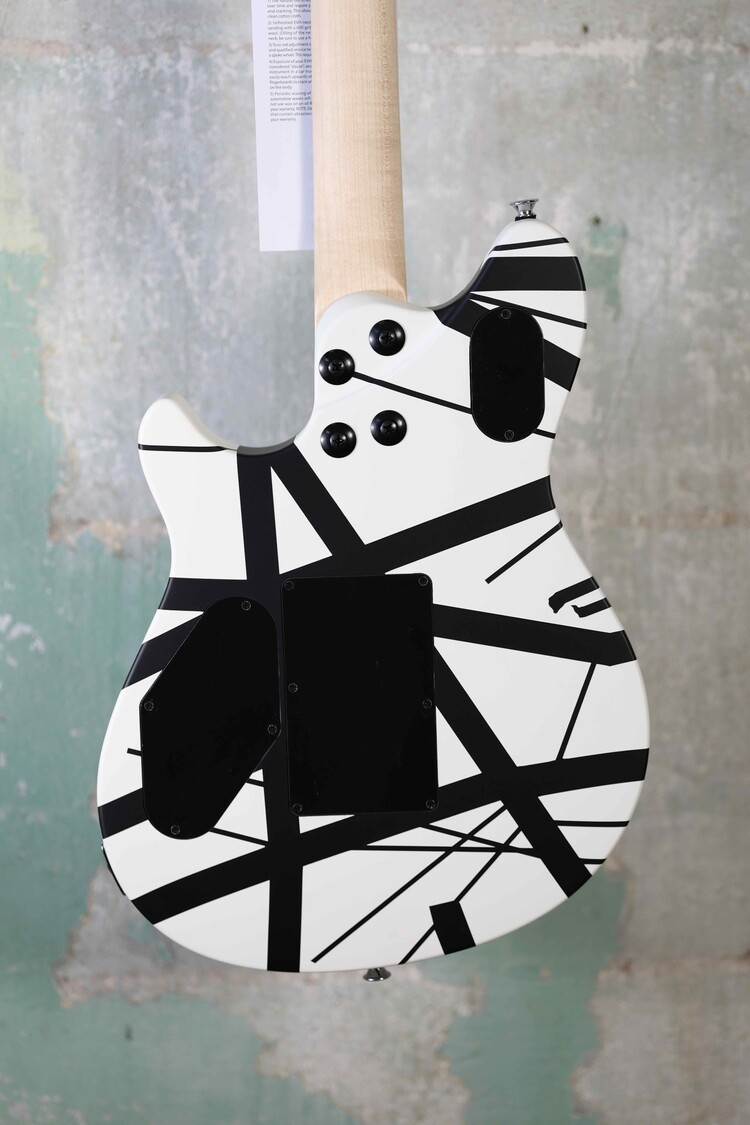 EVH EVH Wolfgang Special Striped Series, Ebony Fingerboard - Black and White