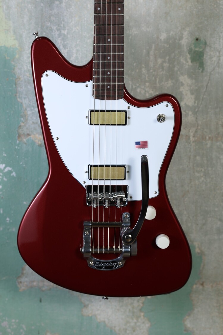 Harmony B-Stock Harmony Silhouette Bigsby with Rosewood Fretboard - Burgundy