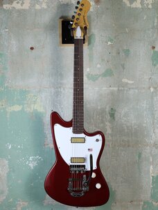 Harmony B-Stock Harmony Silhouette Bigsby with Rosewood Fretboard - Burgundy