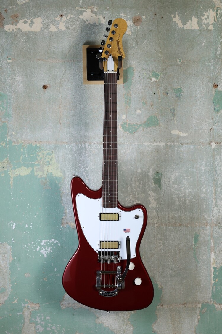 Harmony B-Stock Harmony Silhouette Bigsby with Rosewood Fretboard - Burgundy