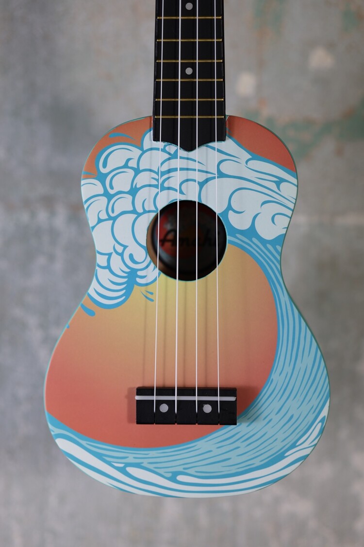 Amahi Amahi Ocean Wave Soprano Ukulele