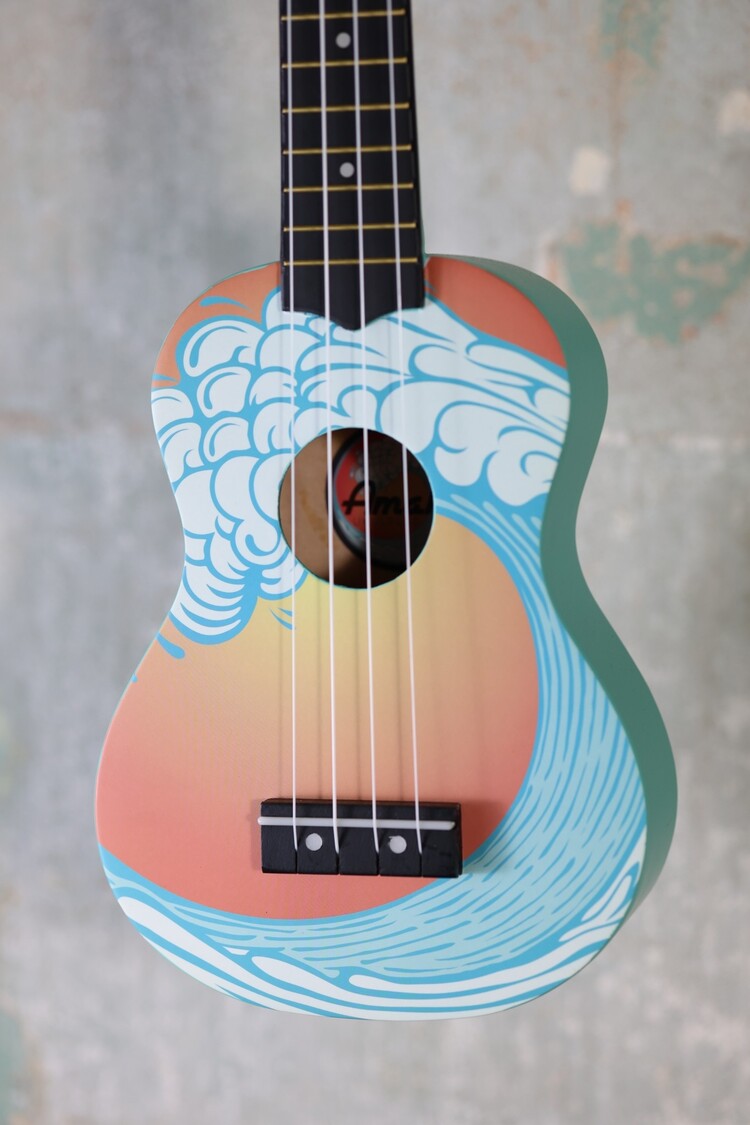 Amahi Amahi Ocean Wave Soprano Ukulele