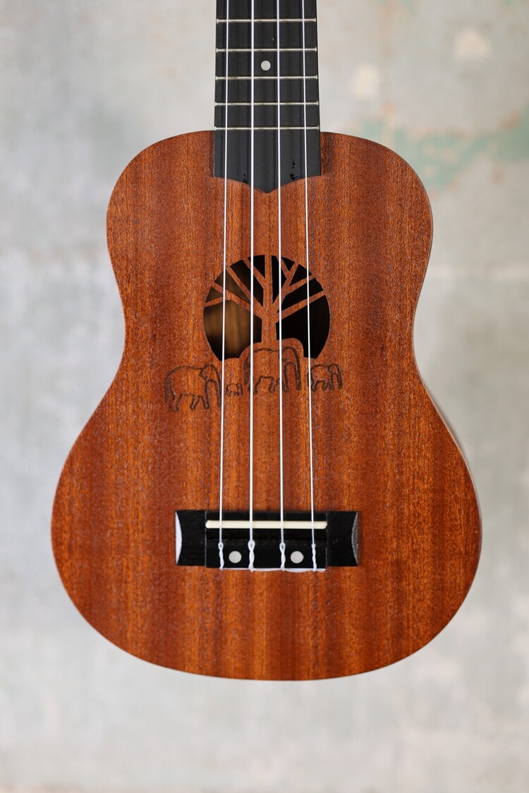 Amahi Amahi Elephant Tree Laser-etched Soprano Ukulele