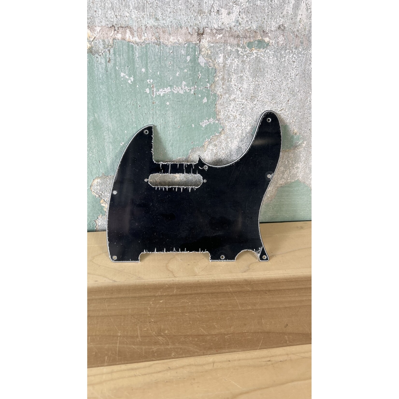 Solid Ground USA Telecaster Style Replacement Pickguard 8-Hole, 3-Ply - Black