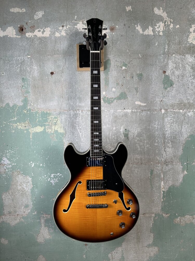 Sire Sire Larry Carlton H7 Semi-Hollow Electric Guitar - Vintage Sunburst