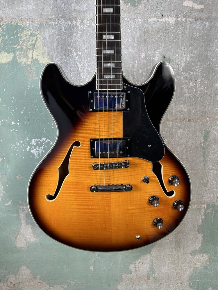 Sire Sire Larry Carlton H7 Semi-Hollow Electric Guitar - Vintage Sunburst