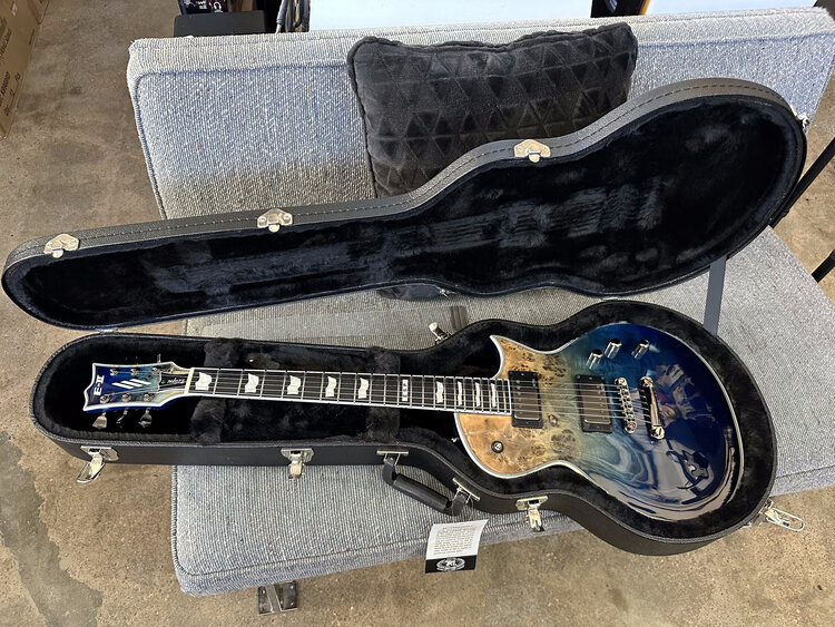 ESP LTD ESP E-II ECLIPSE - Blue Natural Fade