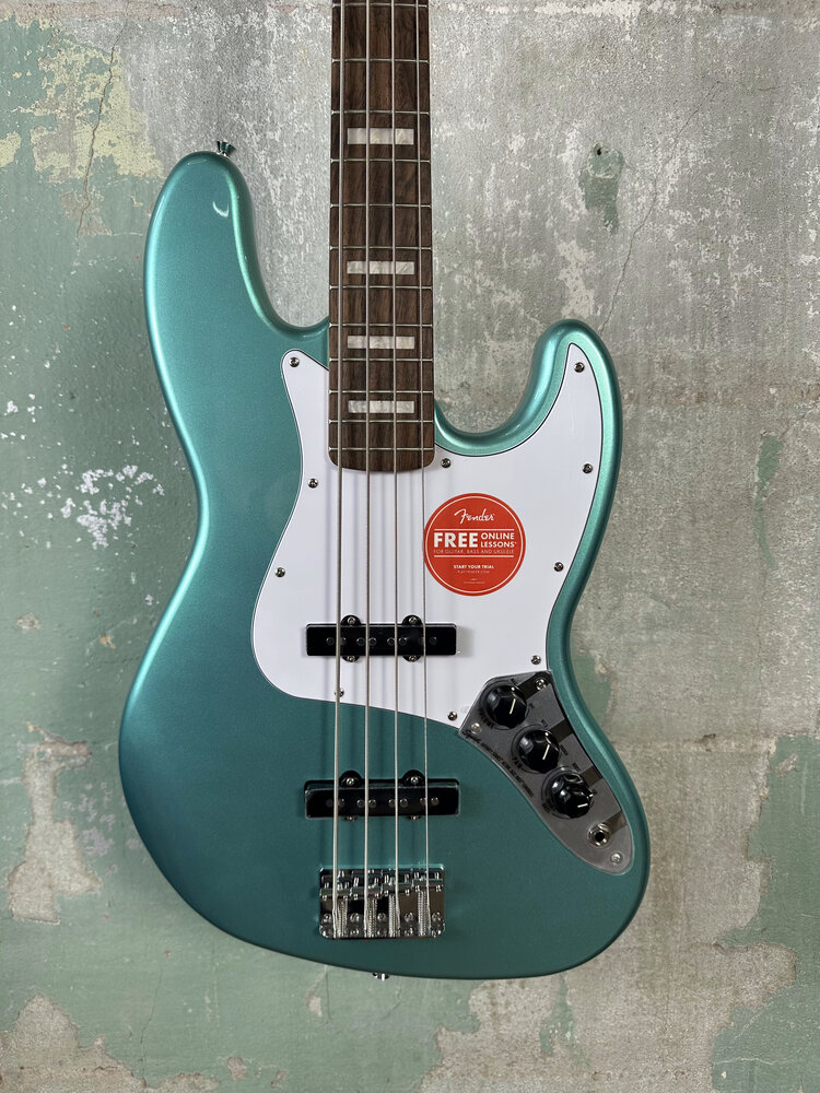 Squier Affinity Series Active Jazz Bass - Mystic Sea Foam Green