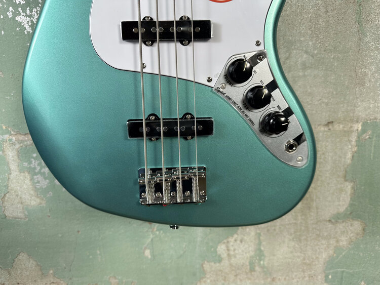 Squier Affinity Series Active Jazz Bass - Mystic Sea Foam Green