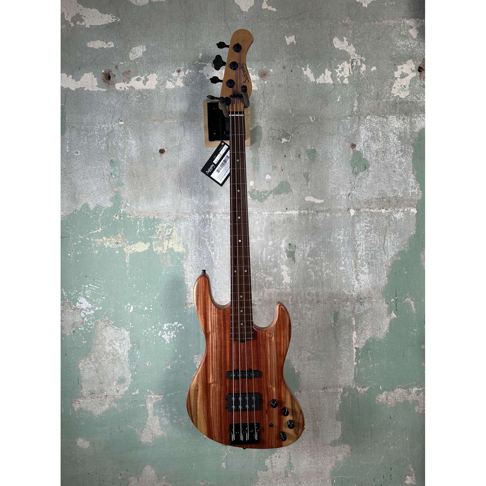 Sadowsky Sadowsky MetroLine Limited Edition Masterbuilt M/J Bass 2024 - Marbled Padouk top with Okoume body