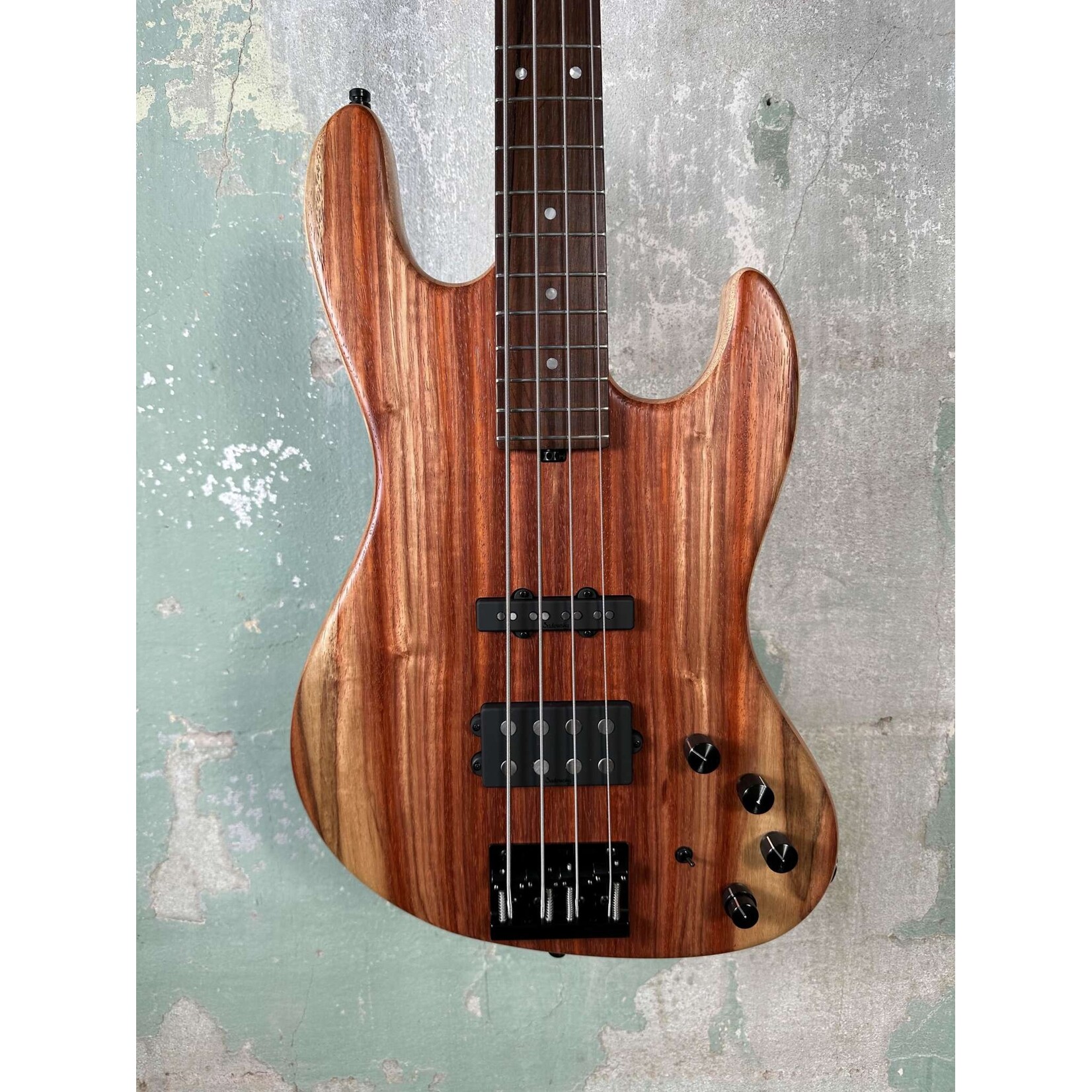 Sadowsky Sadowsky MetroLine Limited Edition Masterbuilt M/J Bass 2024 - Marbled Padouk top with Okoume body