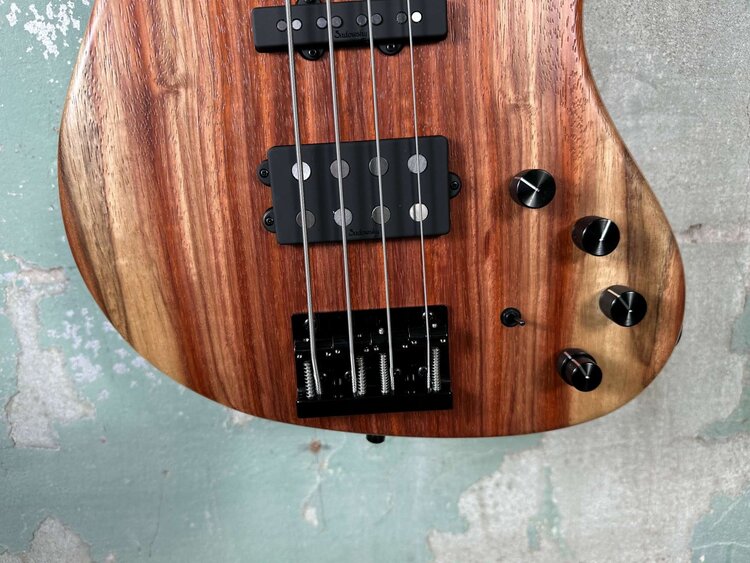 Sadowsky Sadowsky MetroLine Limited Edition Masterbuilt M/J Bass 2024 - Marbled Padouk top with Okoume body