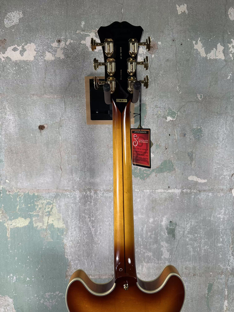 D'Angelico D'Angelico Excel DC XT - Iced Tea Burst Quilt