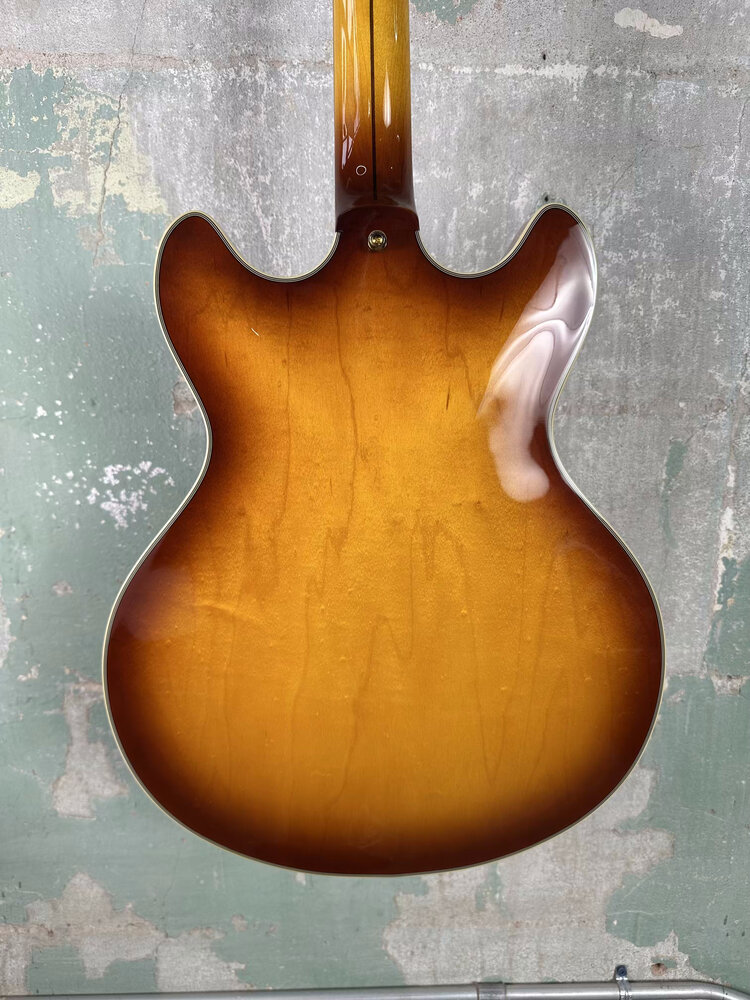 D'Angelico D'Angelico Excel DC XT - Iced Tea Burst Quilt