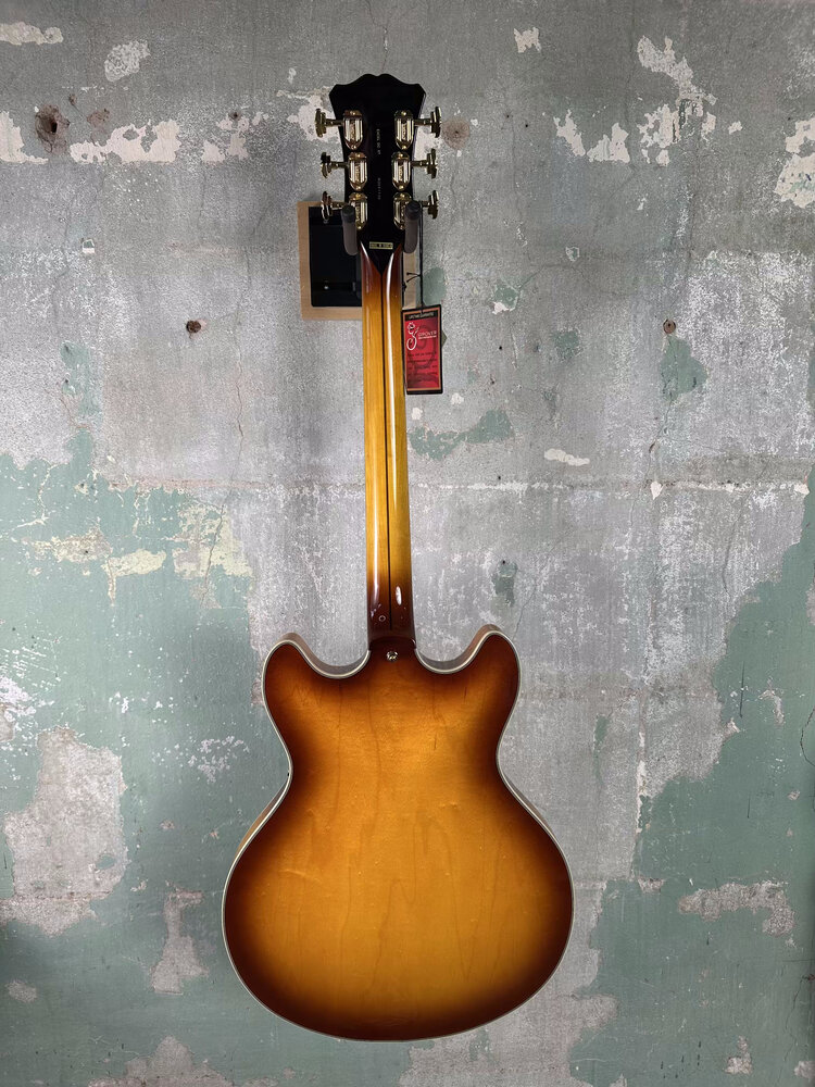 D'Angelico D'Angelico Excel DC XT - Iced Tea Burst Quilt