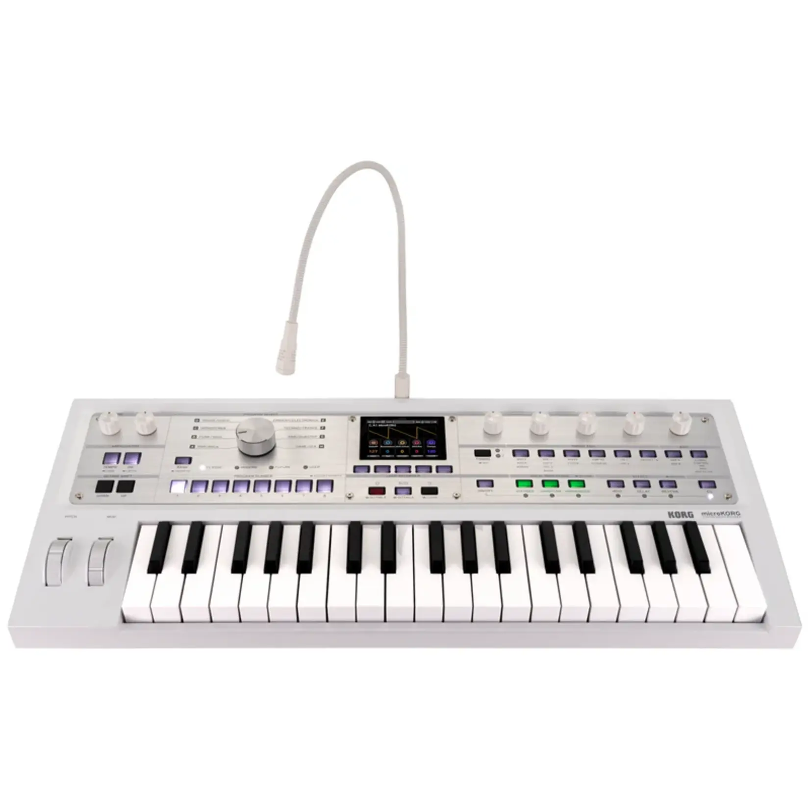Korg Korg MicroKORG 2 37-Key Synthesizer/Vocoder - White