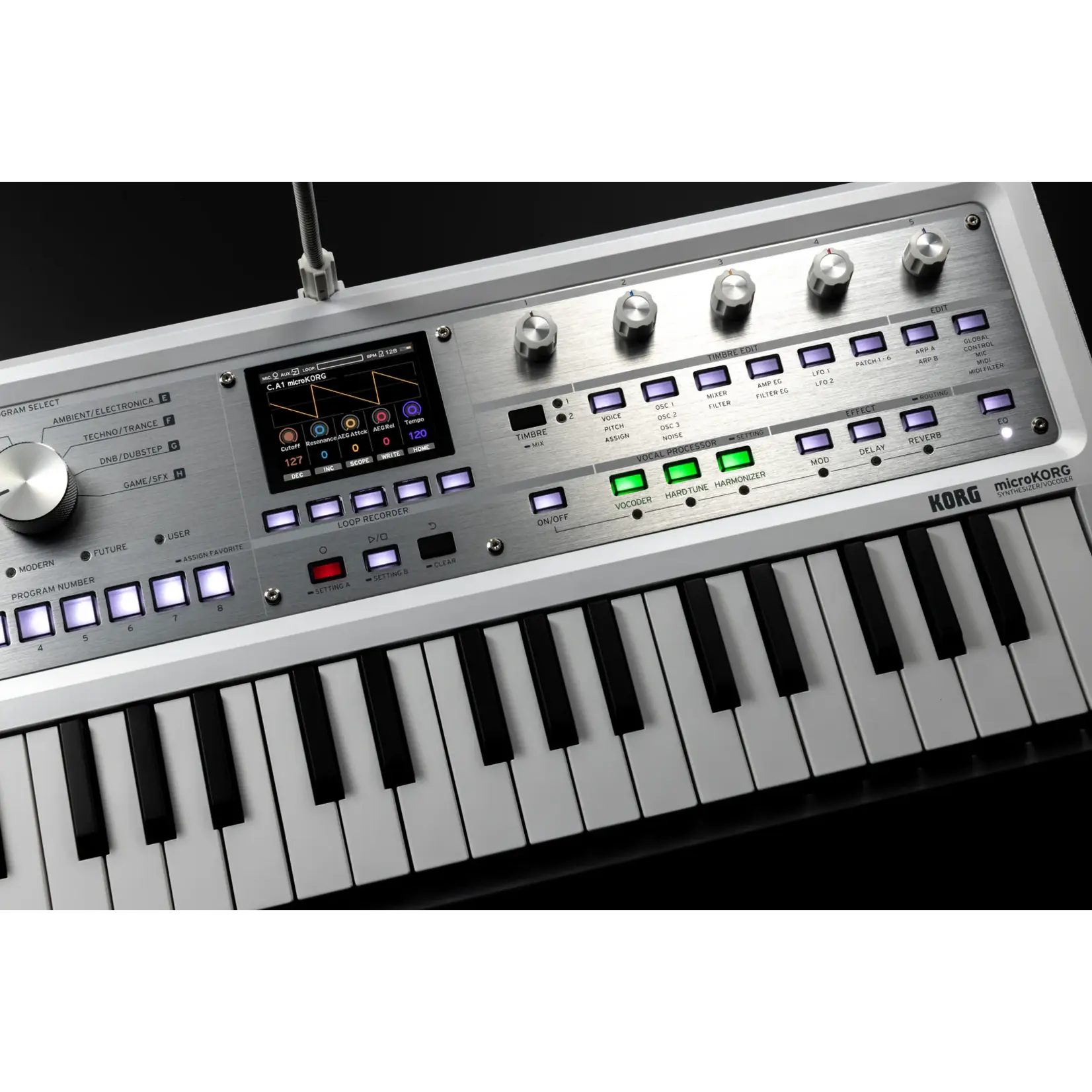 Korg Korg MicroKORG 2 37-Key Synthesizer/Vocoder - White