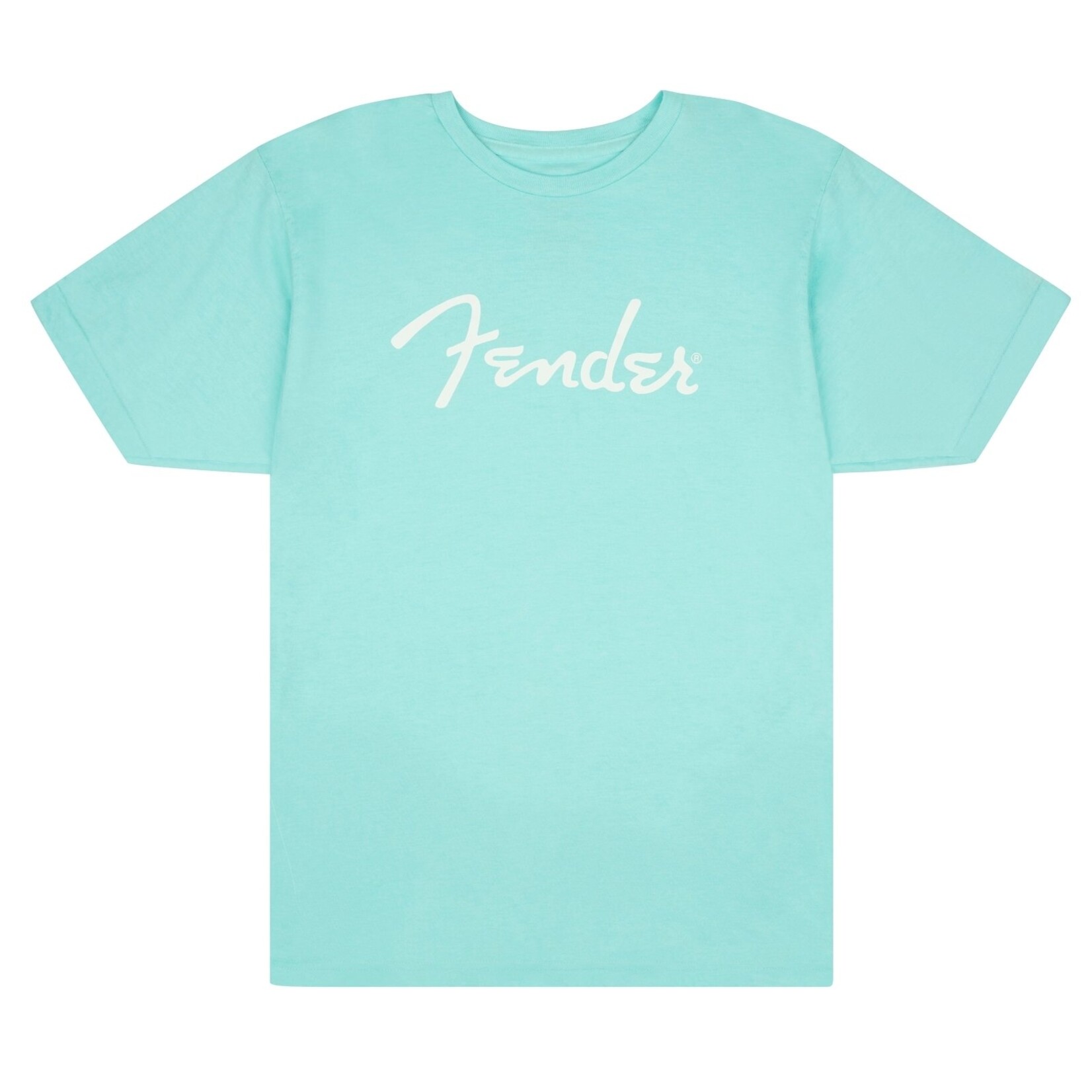 Fender Fender Spaghetti Logo T-Shirt, Medium - Daphne Blue