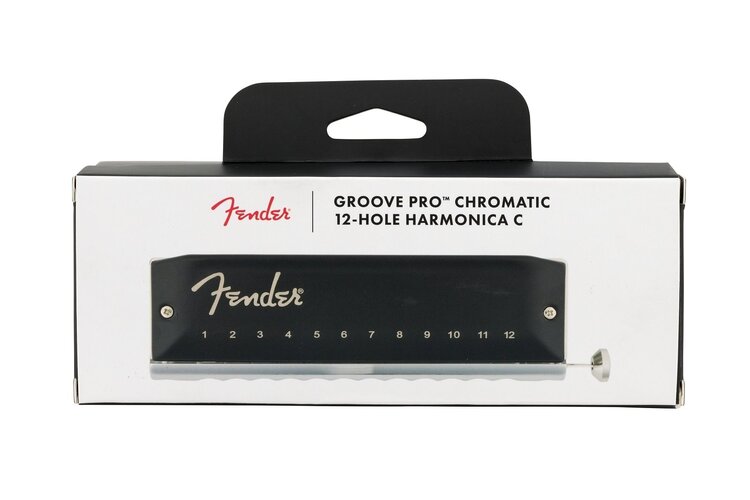 Fender Fender Groove Pro Chromatic 12-Hole Harmonica, Key of C
