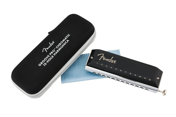 Fender Fender Groove Pro Chromatic 12-Hole Harmonica, Key of C