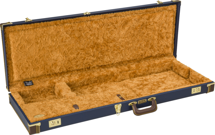 Fender Fender Classic Series Wood Case for Stratocaster / Telecaster - Navy Blue