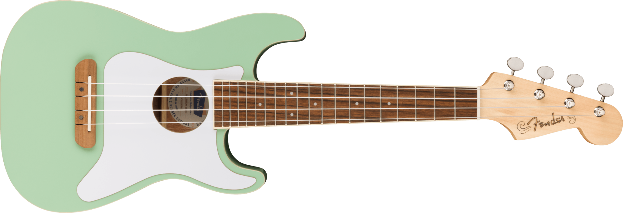 Fender Fullerton Strat Uke - Surf Green - Tulsa Guitar Company
