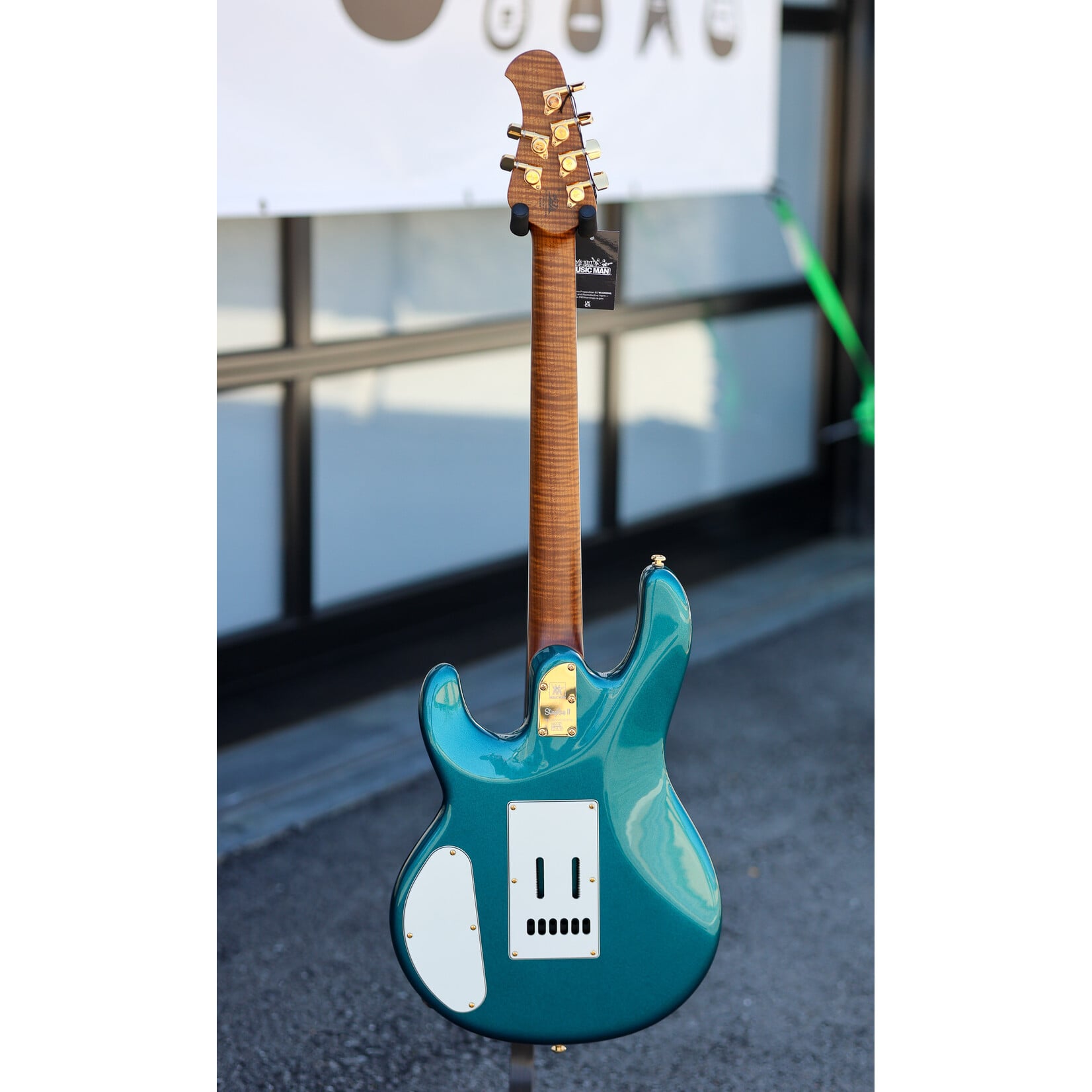 Ernie Ball Music Man Ernie Ball Music Man Cory Wong Signature StingRay II Deluxe - Pine Green