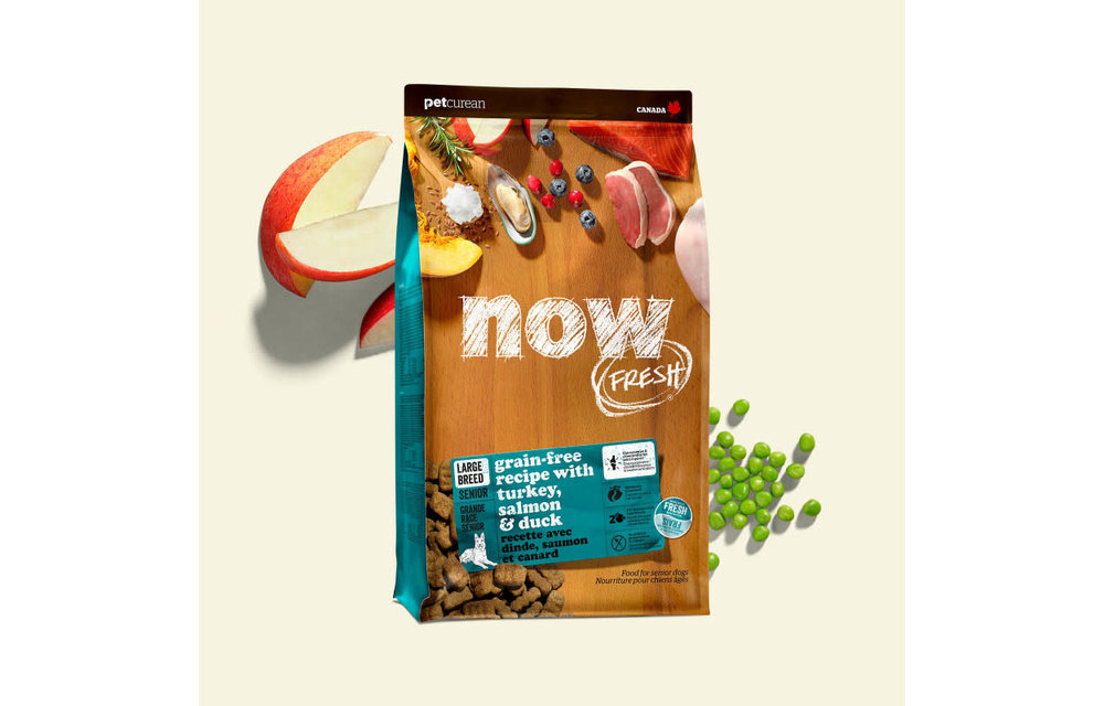 NOW Turkey, Salmon & Duck Large Breed Senior 25lb