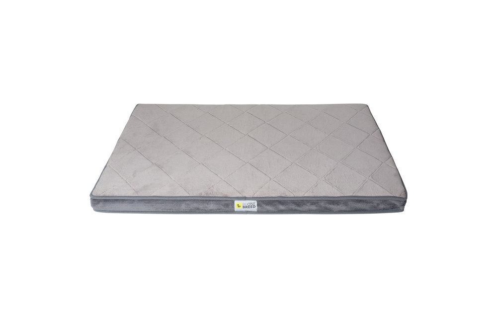 Be One Breed Diamond Bed Gray 46x28"