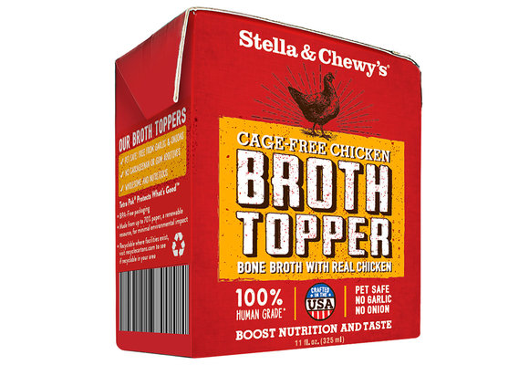 Stella & Chewy's Broth Topper Cage Free Chicken 11 oz