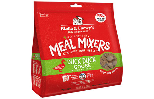 Stella & Chewy’s Dog FD Meal Mixers Duck Duck Goose 18oz