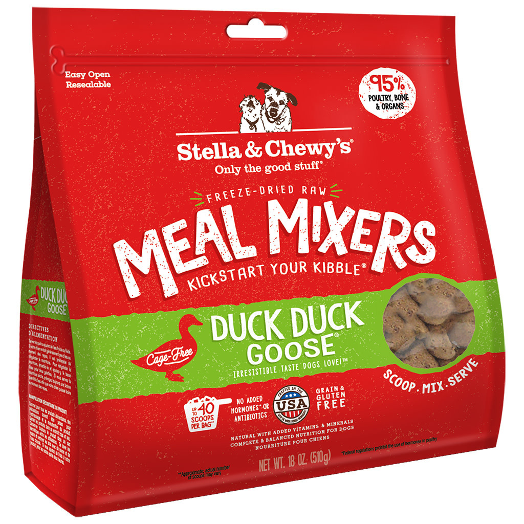 Stella & Chewy’s Dog FD Meal Mixers Duck Duck Goose 18oz