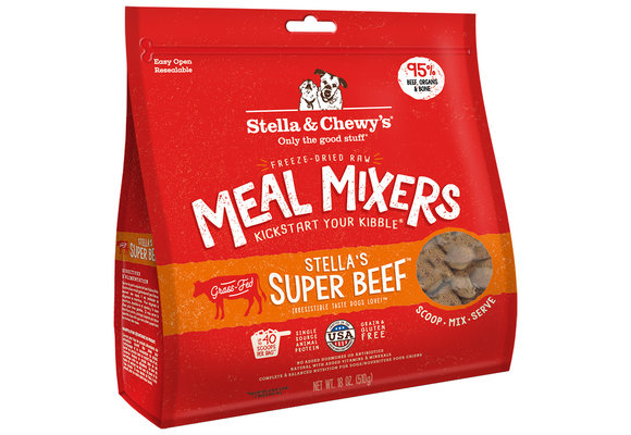 Stella & Chewy’s Dog FD Meal Mixers Beef 18oz